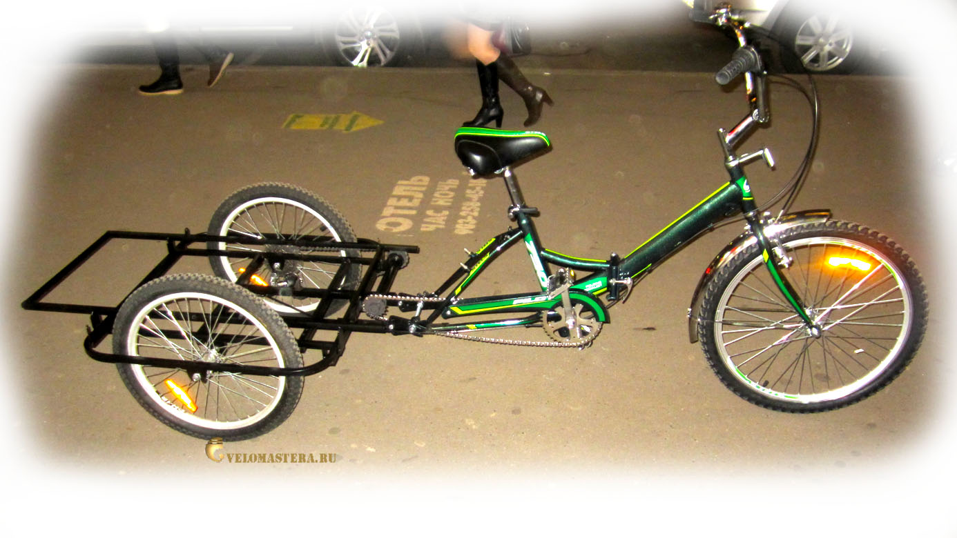 Трехколесный велосипед (Для рекламы) - 24 дюймов со складной рамой